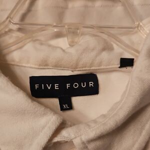 Five Four Cream Polo Shirt XL